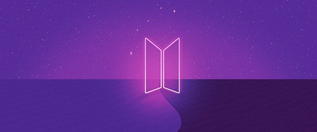 Purple Bts Logo Wallpaper Canvas Crabs
