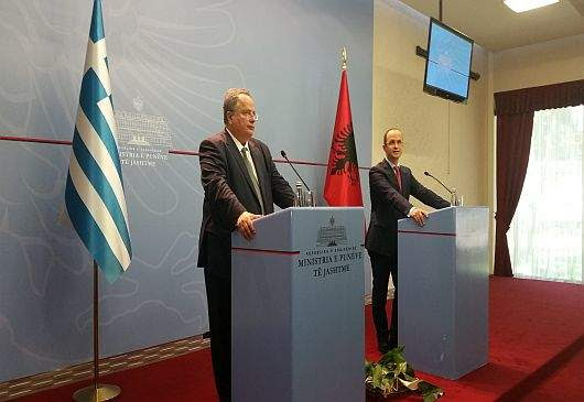 Κοινές δηλώσεις ΥΠΕΞ Ν. Κοτζιά και ΥΠΕΞ Αλβανίας Ντ. Μπουσάτι κατά τη διάρκεια της Συνέντευξης Τύπου (Τίρανα, 15.7.2015)