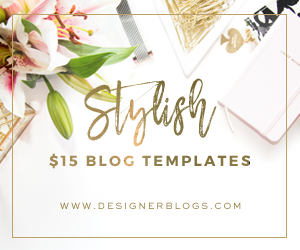 Stylish $15 Blog Templates
