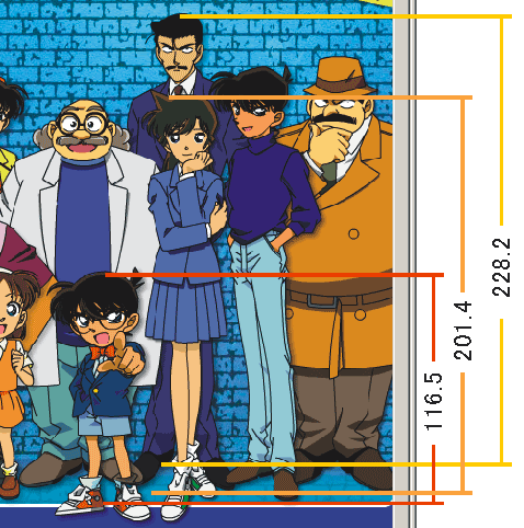 最新名 探偵 コナン キャラクター 身長 アニメ画像