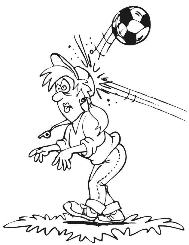 soccer printable coloring pages