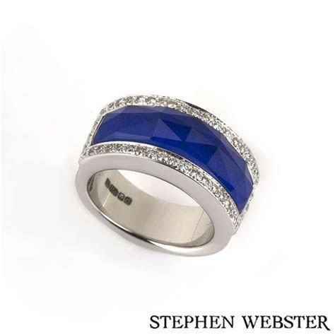 Stephen Webster 18k W/G Crystal Haze Blue Lapis and Stephen Webster 18k W/G Crystal Haze Blue Lapis and