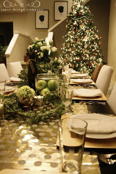 tips for decorating your christmas table