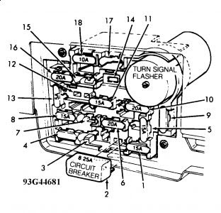 Fuse Box Location On 1994 Ford Tempo - Wiring Diagram