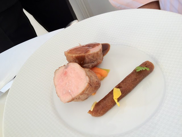 Restaurant Gabriel, Bordeaux - Veal with Orange and Sweet Potato Puree
