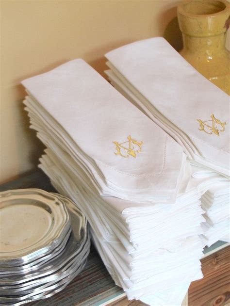 Bulk Monogrammed Wedding Napkins, Set of 50, Embroidered Bulk Monogrammed Wedding Napkins, Set of 50, Embroidered