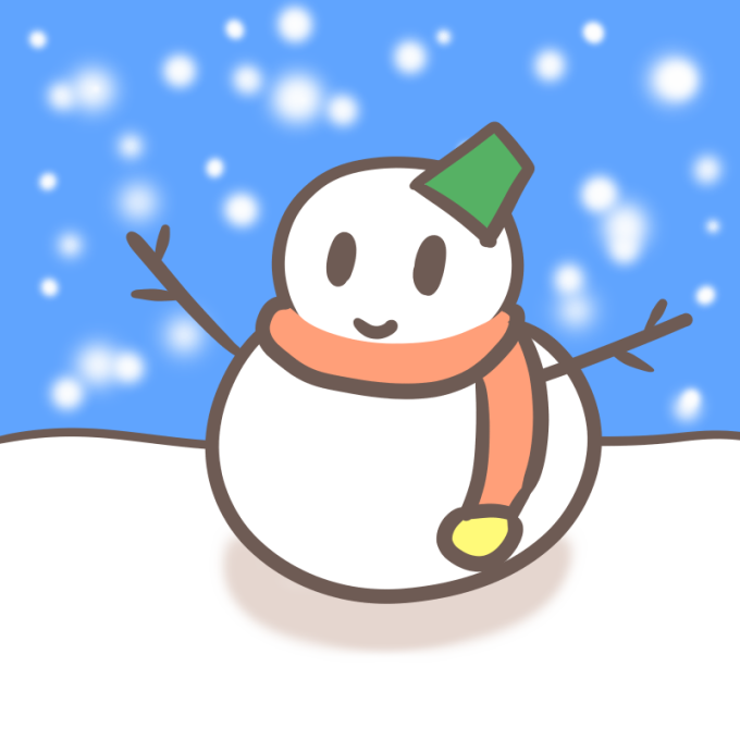 ほとんどのダウンロード 雪だるま イラスト 簡単 イラスト素材 ベクター クリップアート Yukiko