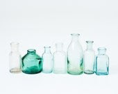 Vintage Mini Glass Bottles - USSR Soviet Union - Collection of 7 Soviet Antique Bottles - Home Decor - isantiik Vintage Mini Glass Bottles - USSR Soviet Union - Collection of 7 Soviet Antique Bottles - Home Decor - isantiik