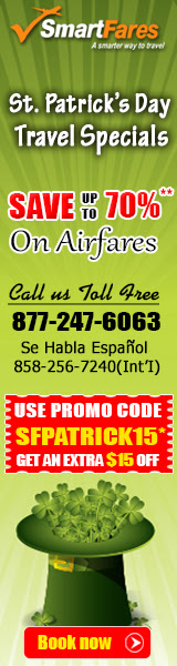 St. Patrick's Day Discount Airfare Deals