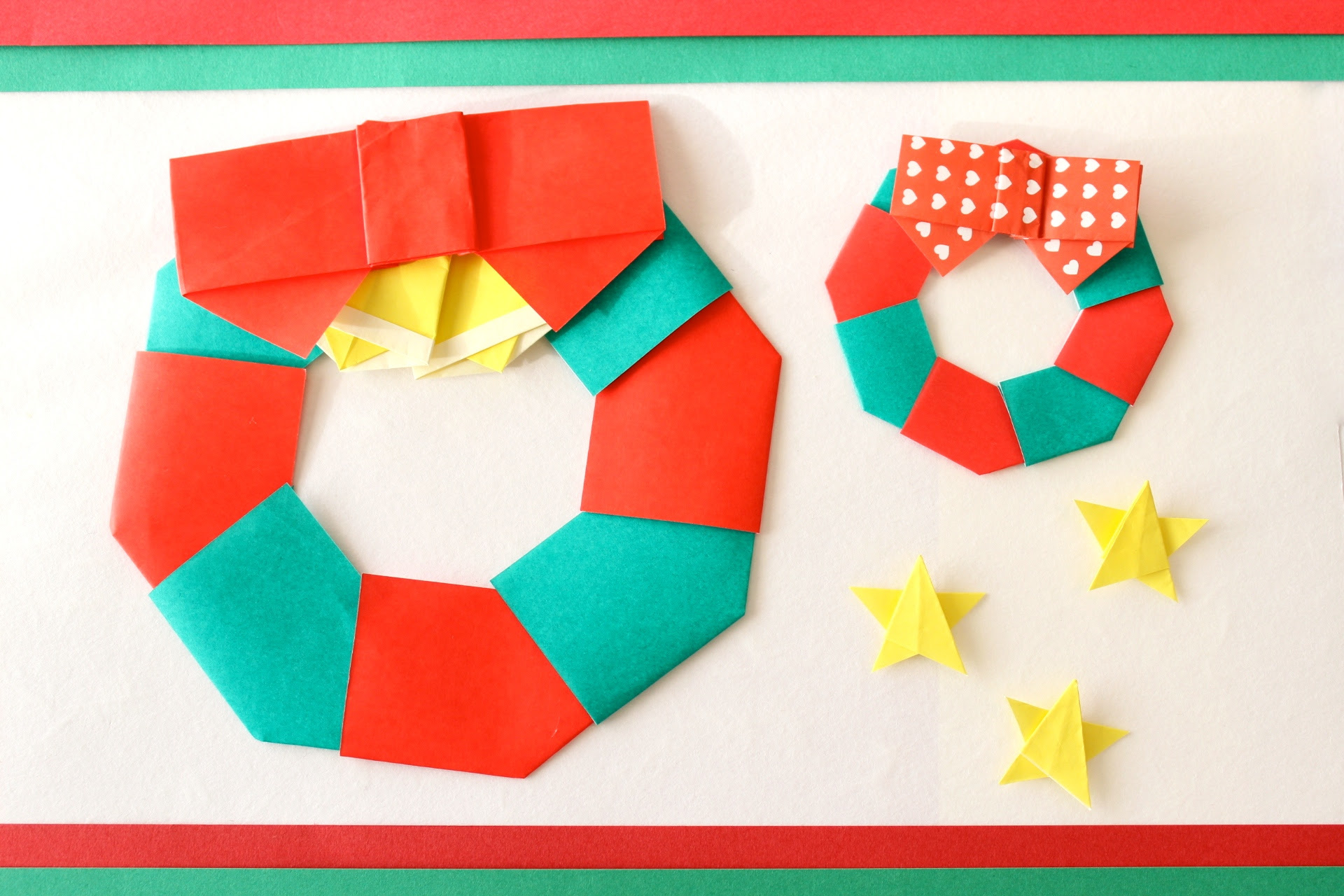 驚くばかりクリスマスリース 手作り 簡単 子供 折り紙 かわいい子供たちの画像