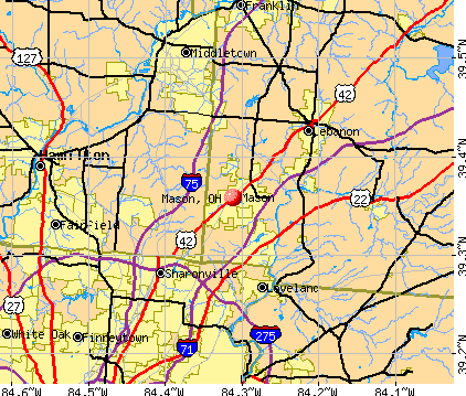 Map Of Mason Ohio