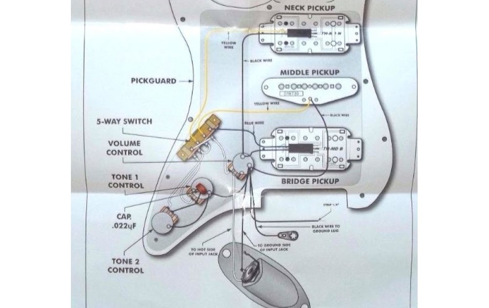 Vintage Strat Wiring Diagram : 50s Strat Wiring Diagram Six String