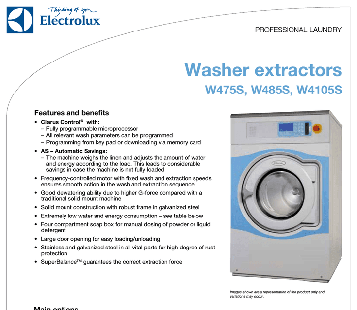 Electrolux Front Load Washer Manual