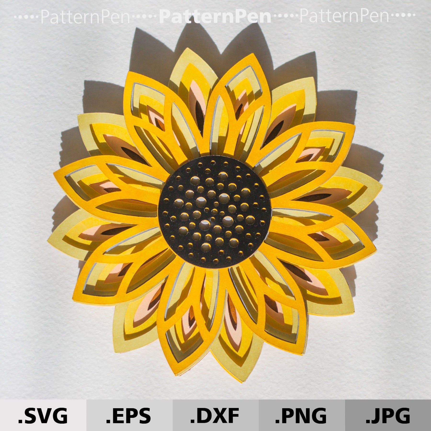Download Layered Sunflower Mandala Svg - 232+ SVG File for Cricut for Cricut, Silhouette and Other Machine