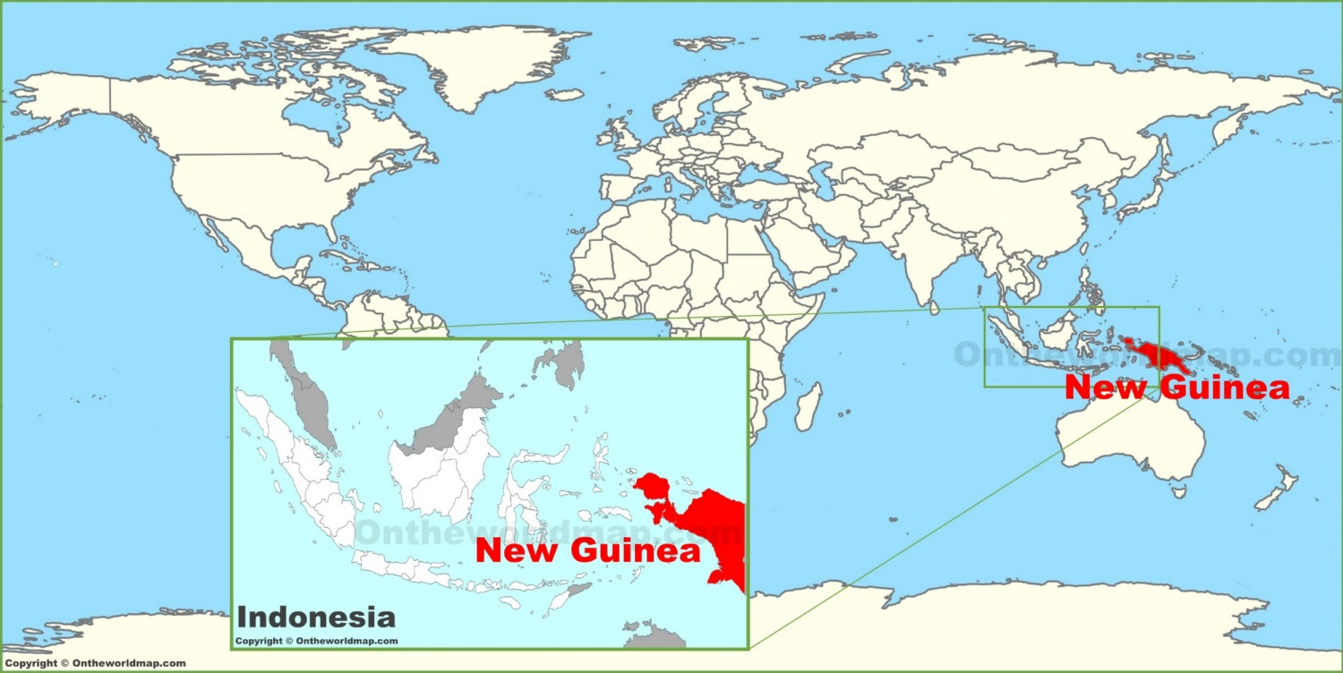 new guinea location on world map Time Zones Map New Guinea On A World Map new guinea location on world map