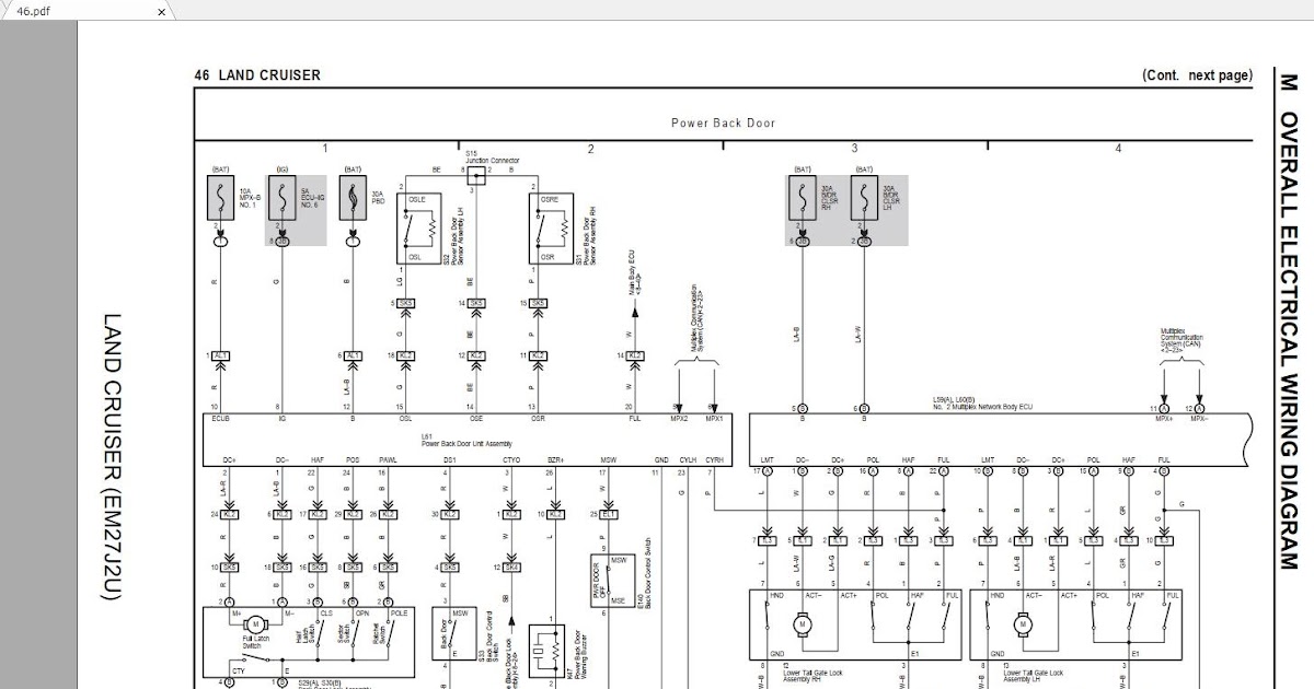 [View 19+] 2001 Toyota Land Cruiser Electrical Wiring Diagram