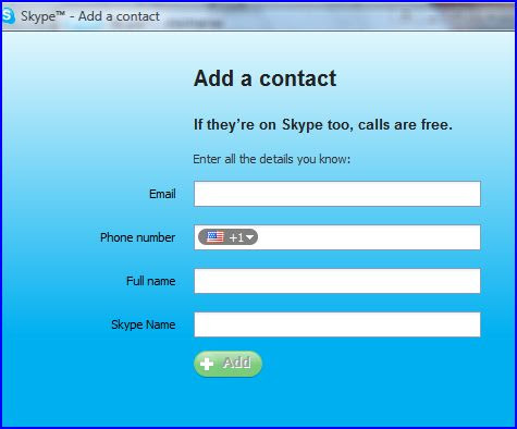 Add-contact-screen