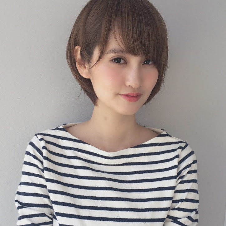 ぜいたく 髪型 ショート 前髪 あり ヘアスタイルギャラリー