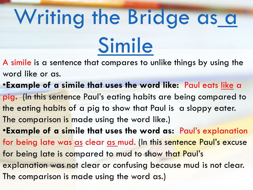 intro bridge essay