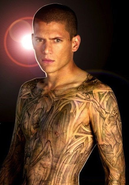 Real Life Wentworth Miller Tattoo : Michael Scofield: Prison Break Tattoo. 