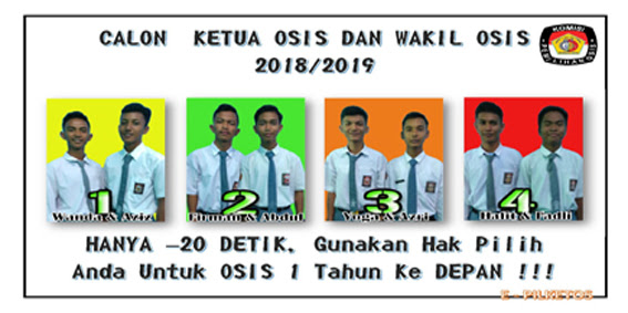 30 Ide Contoh Pamflet Calon Ketua Osis Little Duckling Blog