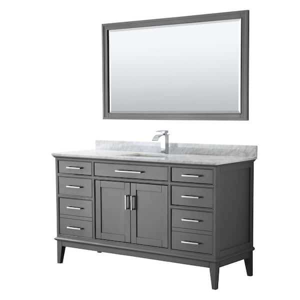 Home Depot Gray Vanity, Chesswood 30 Inch Vanity Combo In Grey With Stone Top