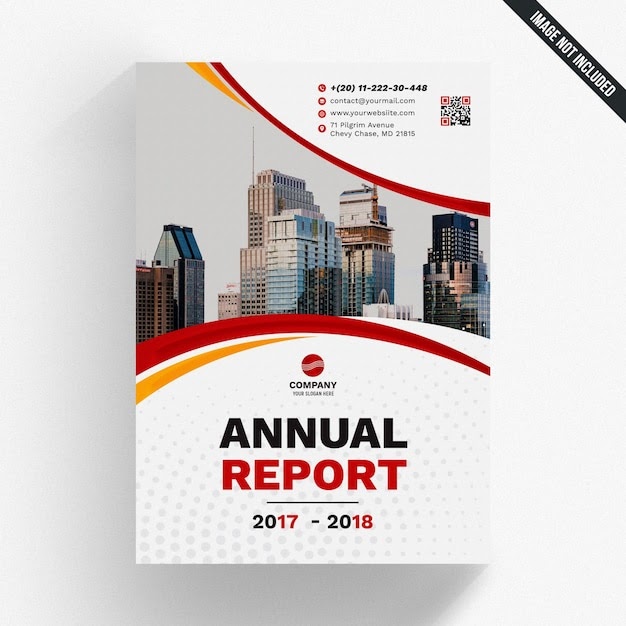 Download Abstract annual report mockup PSD Template - All free Mockups. Magazines & Books, iPhone, iPad ...