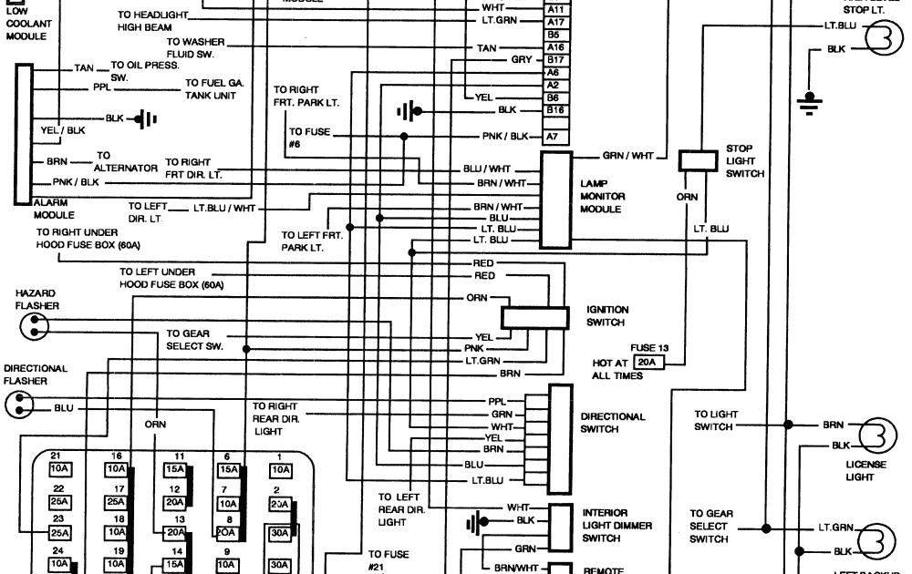 Diagram  1998 Pontiac Montana Wiring Diagram Full Version