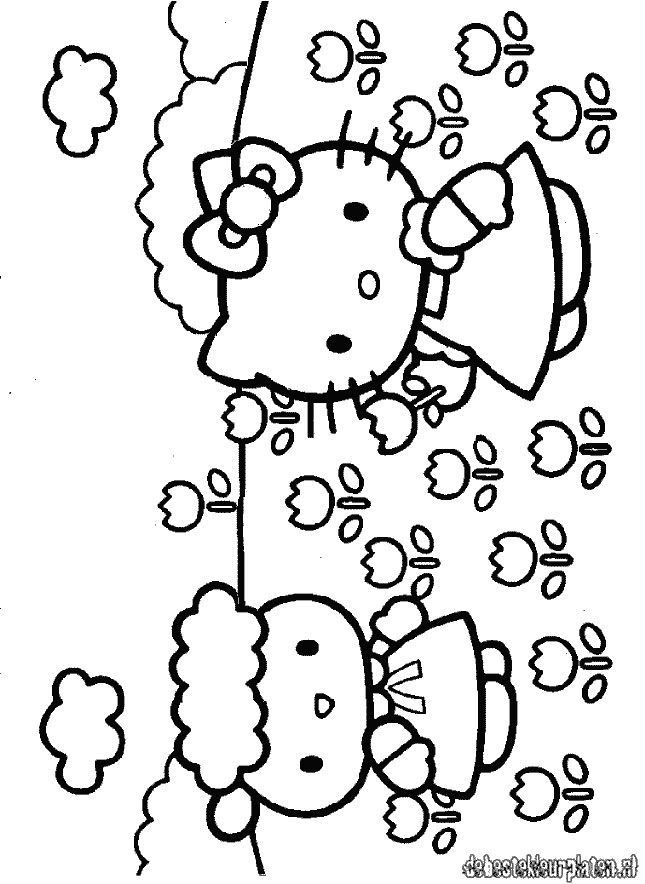 √ Hello Kitty Get Well Soon Coloring Pages - Free Free Get Well Soon