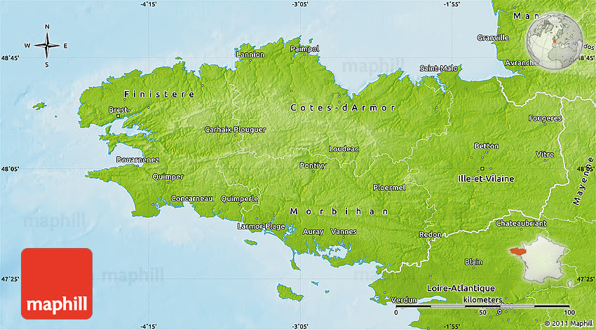 Map Bretagne - jeshuaso