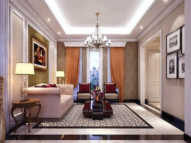 Plafon Gypsum Ruang Model Plafon Ruang Tamu Kecil