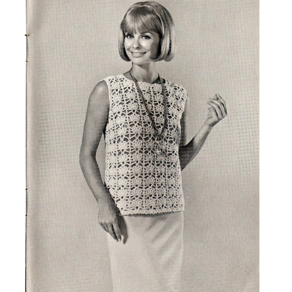 Knitted Top Shell Pattern, Beginners Pattern