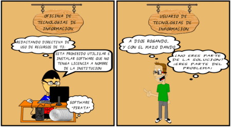 Software pirata en administraciones públicas, una completa irresponsabilidad software pirata 300x168 Software pirata en administraciones públicas, una completa irresponsabilidad