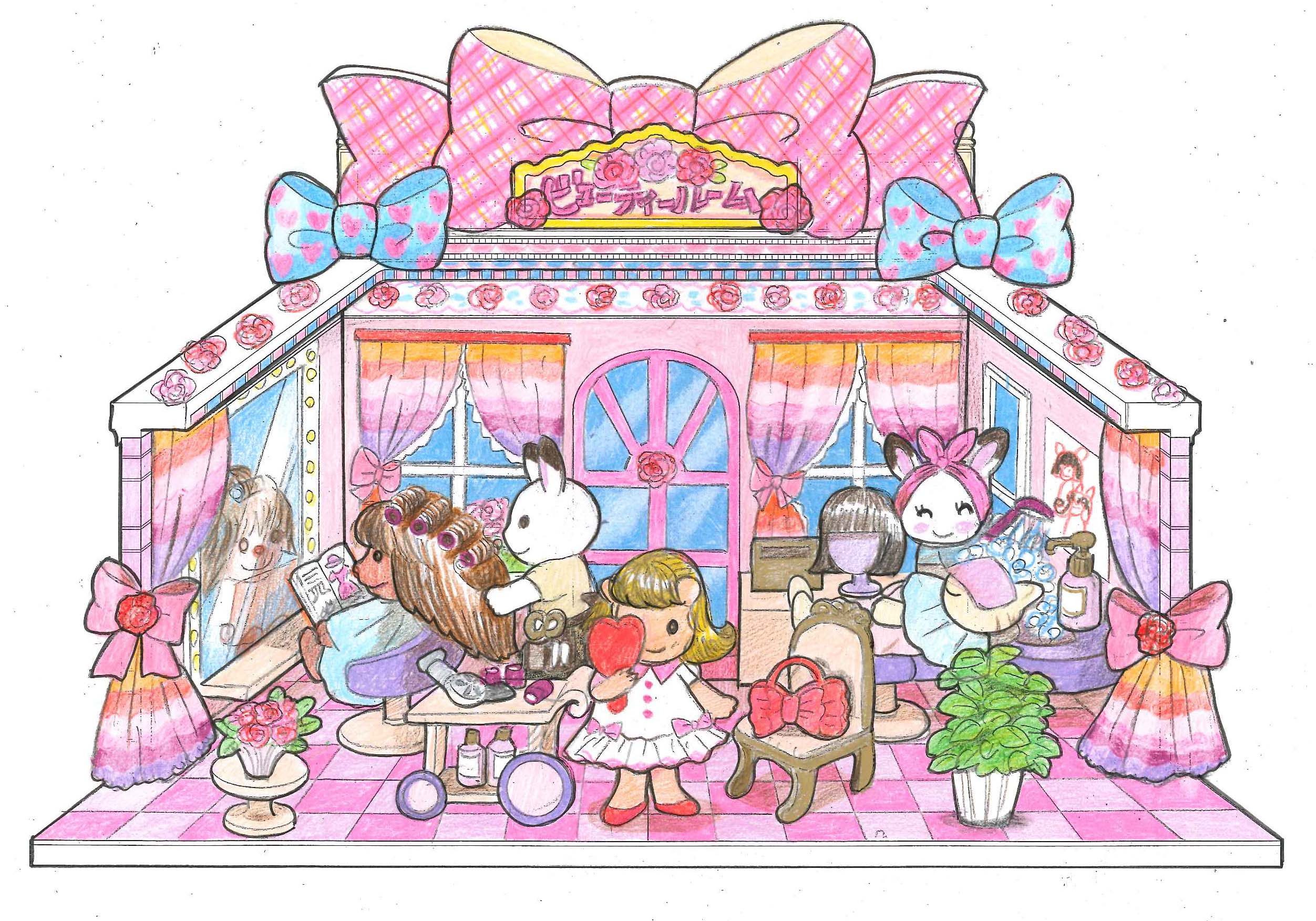 シルバニア イラスト 無料のイラストやかわいいテンプレート