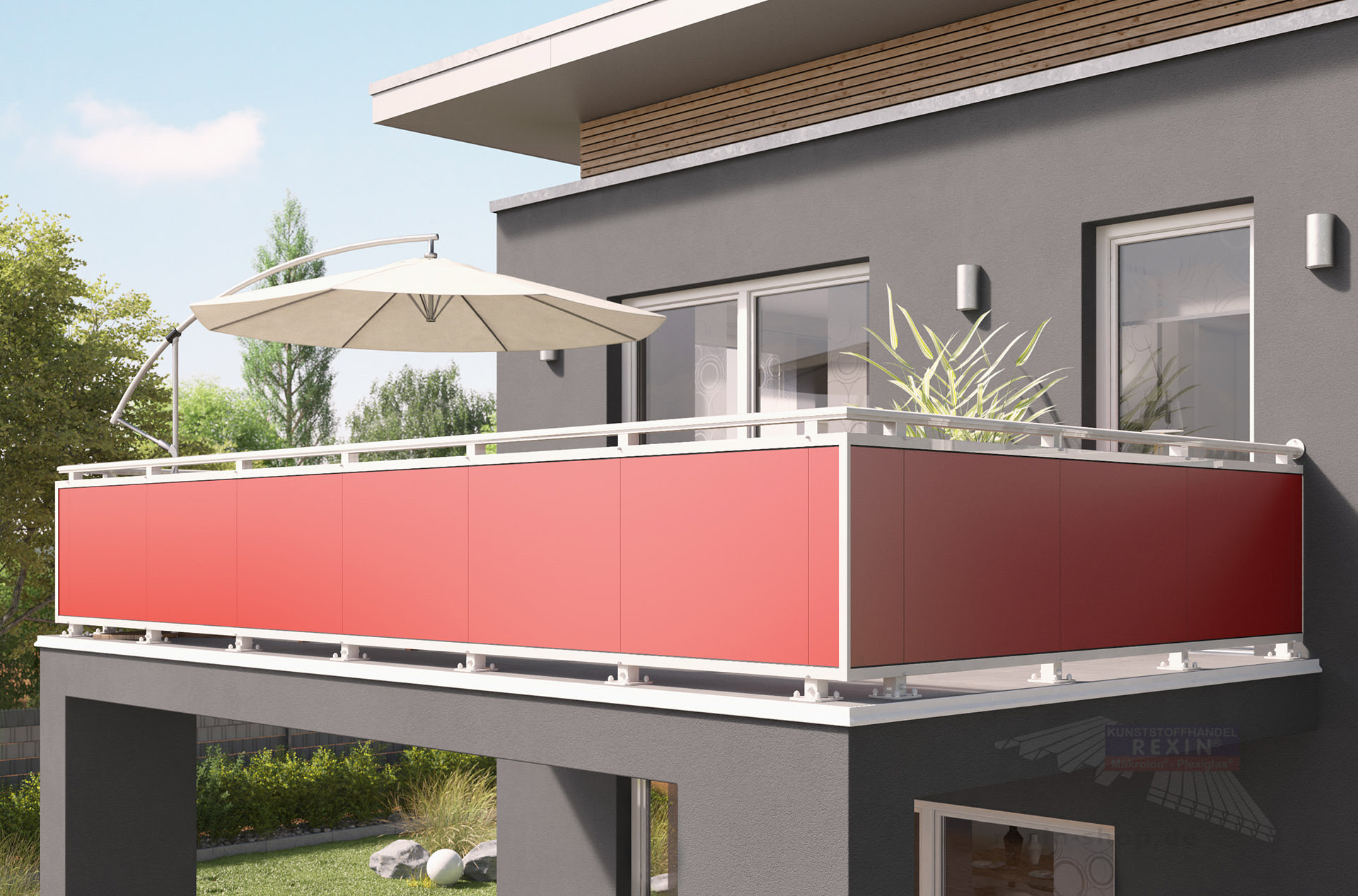 Kunststoffplatten Balkon