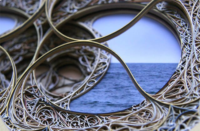 Stained Glass Windows Made from Laser Cut Paper by Eric Standley Stained Glass Windows Made from Laser Cut Paper by Eric Standley sculpture paper