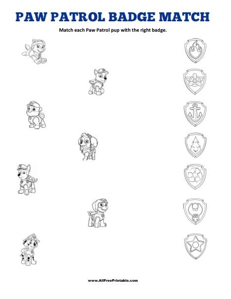 paw patrol writing set
