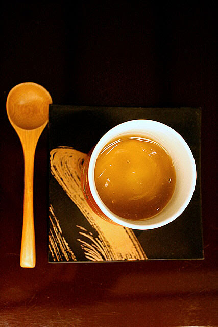 Takiawase - steamed lotus root with eel and lily bulb