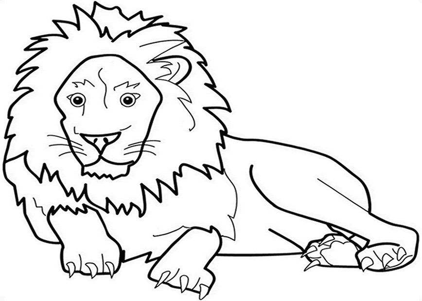 Animal Kids Colouring Pages Printable | Total Update