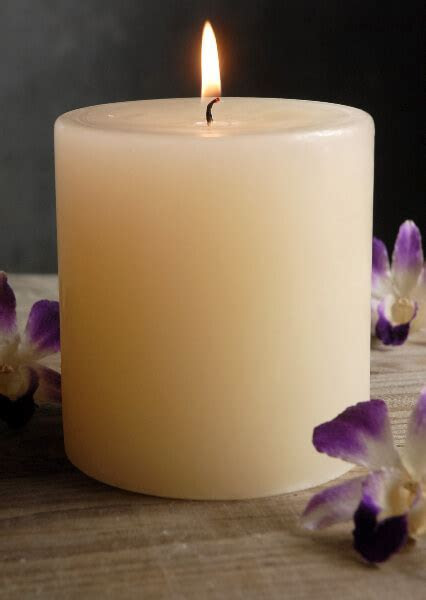 Pillar Candles 4x4 Unscented Ivory Pillar Candles 4x4 Unscented Ivory