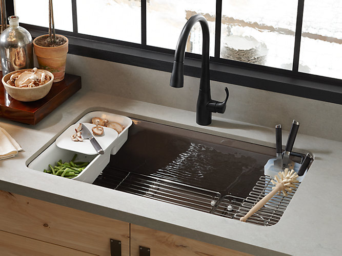 Kohler Kitchen Sinks Drop In 33X22 Farmhouse Sinks : Kitchen Sinks ... Kohler Kitchen