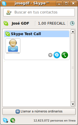 Skype funcionando en Ubuntu Jaunty, en un AMD64