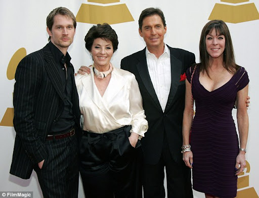 Ricci (pictured third from left in 2009 with, from left to right, his nephew Alexander and sisters Gail and Deana) wrote in his 2002 book about his star-studded 21st birthday party