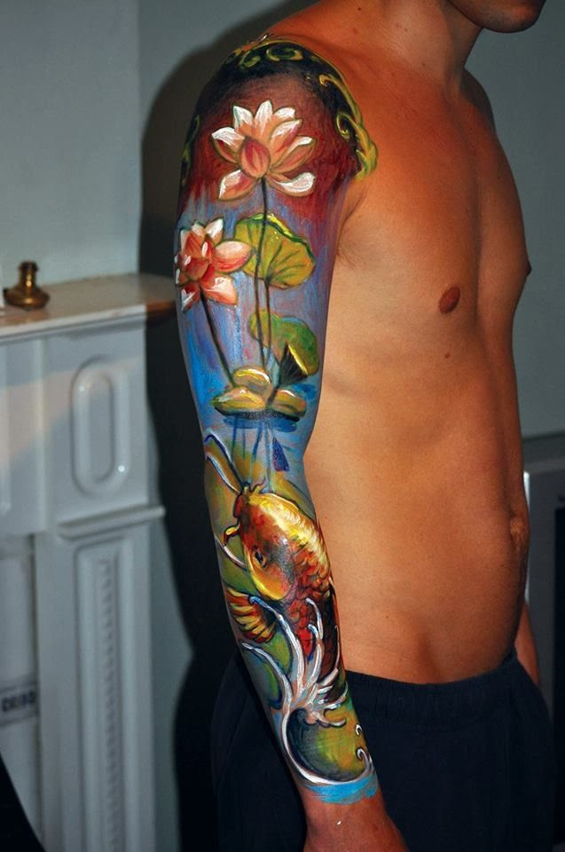 sleeve colorful tattoos tattoo color ink want women sleeves bordeaux cathy via
