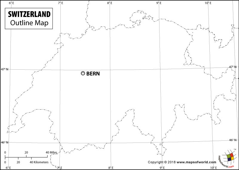 Images and Places Pictures and Info switzerland map outline