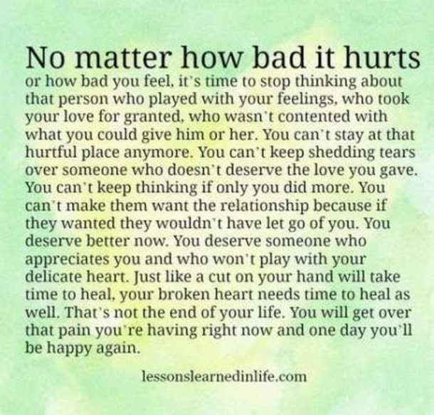 Quotes About Bad Relationships And Moving On - The truth is, unless you ...