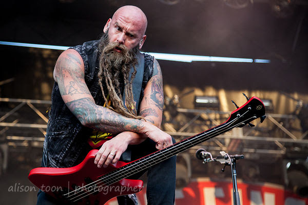 Chris Kael of Five Finger Death Punch, Aftershock 2014