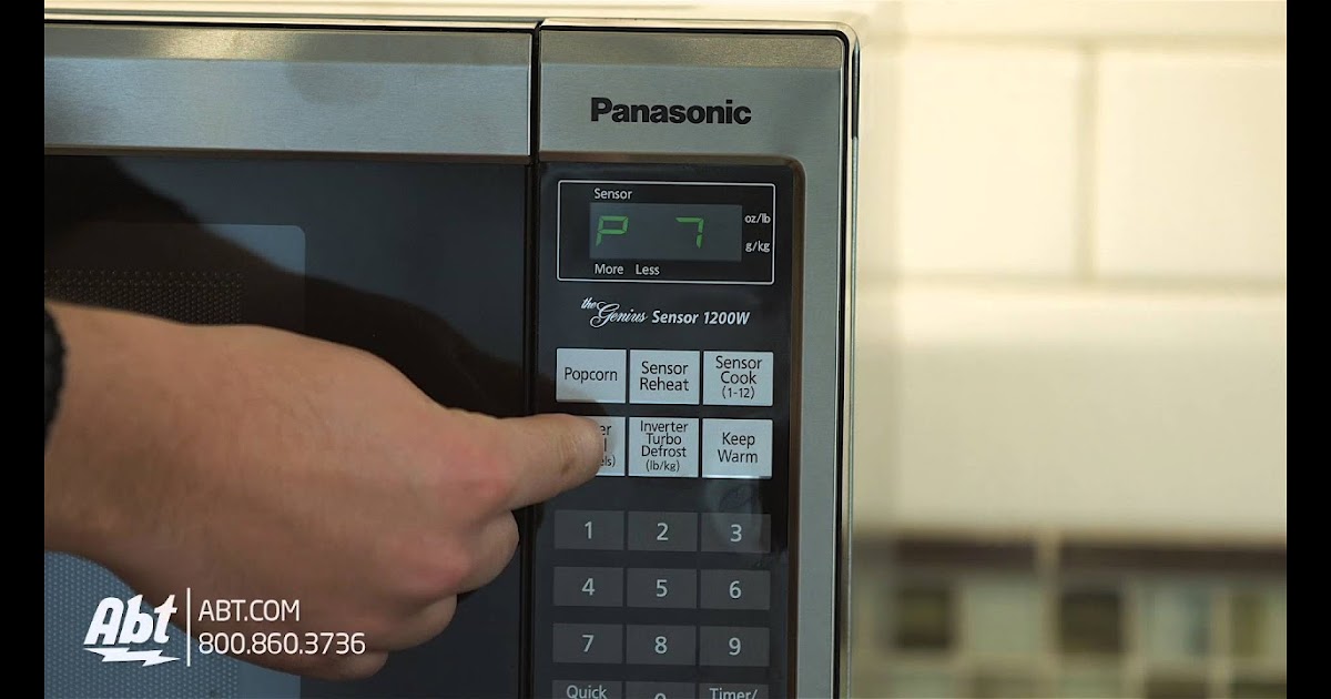 How Do You Program A Panasonic Microwave - How To Set The Clock On A