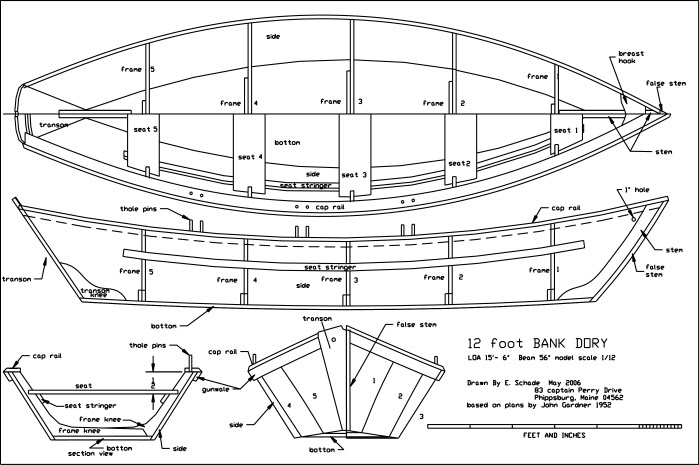 Wood boat plans dory | Beks