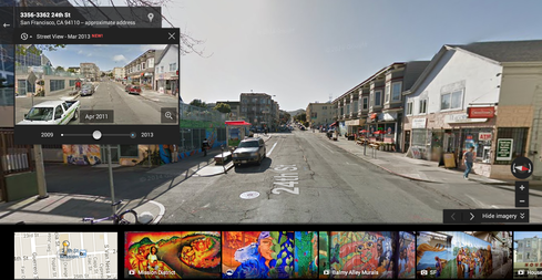 travel with google street view